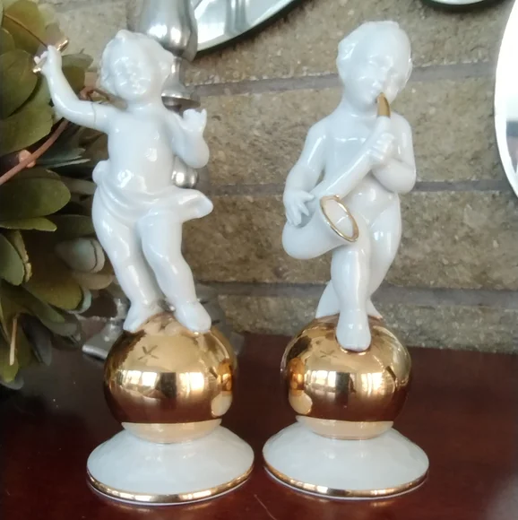 Rare, Vintage, Angel Cherubs Set by Gerold and Co. Tettau Bavaria